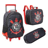 Kit Mochila Com Carrinho