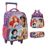 Kit Mochila Com Rodas