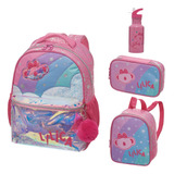 Kit Mochila Costas Lancheira