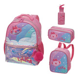 Kit Mochila Costas Lancheira