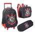 Kit Mochila De Carrinho + Lancheira + Estojo Corinthians