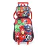 Kit Mochila De Rodinha E Lancheira Avengers Vermelho Azul E Preto Luxcel