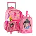 Kit Mochila De Rodinhas Lancheira Luluquinha Infantil Menina