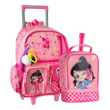 Kit Mochila De Rodinhas