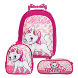 Kit Mochila Escolar Feminina