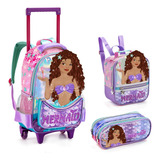 Kit Mochila Escolar Feminina