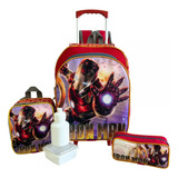 Kit Mochila Escolar Homem