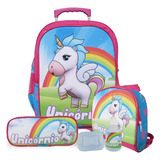 Kit Mochila Escolar Infantil
