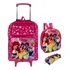 Kit Mochila Escolar Infantil Lancheira Rodinha Personagens
