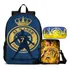 Kit Mochila Escolar Infantil Personagem Lancheira Estojo