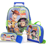 Kit Mochila Escolar Infantil Toy Story