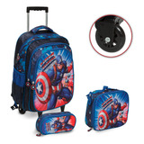 Kit Mochila Escolar Masculina