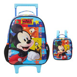 Kit Mochila Escolar Mickey