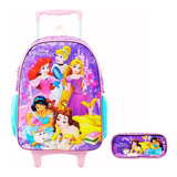 Kit Mochila Escolar Princesas