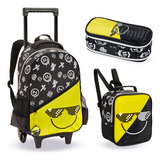 Kit Mochila Escolar Rodinha