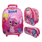 Kit Mochila Escolar Rodinha