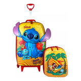 Kit Mochila Escolar Stitch