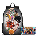 Kit Mochila Estojo Duplo