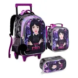 Kit Mochila Estojo Lancheira