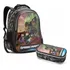 Kit Mochila Gamecraft Costas Estojo Duplo 2 Escolar Minecraf