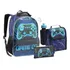 Kit Mochila Gamer Play Video Game Lancheira Estojo Garrafa