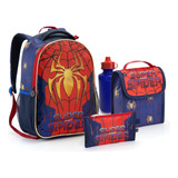 Kit Mochila Homem Spider