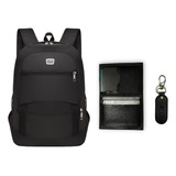 Kit Mochila Impermeavel Carteira