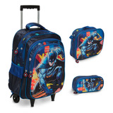 Kit Mochila Infantil Bolsa