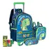 Kit Mochila Infantil Dino Roar Clio Escolar Rodinhas Promo