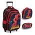 Kit Mochila Infantil Homem Aranha Carrinho Resistente