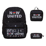 Kit Mochila Infantil Menina Now United Tam G Envio Imediato
