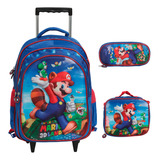 Kit Mochila Infantil Menino
