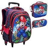 Kit Mochila Infantil Rodinhas