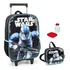 Kit Mochila Infantil Star Wars Disney Rodinha Original Tam G