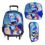 Kit Mochila Infantil Stitch