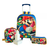 Kit Mochila Infantil Super