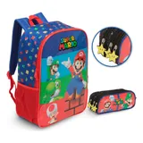 Kit Mochila Infantil Super