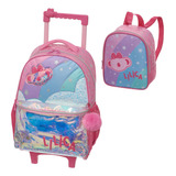 Kit Mochila Lancheira Escolar