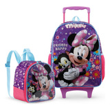 Kit Mochila Minnie Disney