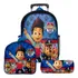 Kit Mochila Patrulha Canina Rodinha Lancheira Estojo