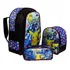 Kit Mochila Pokemon T3 Costas Infantil Lancheira Estojo Cl1 Cor Azul Desenho Do Tecido Liso
