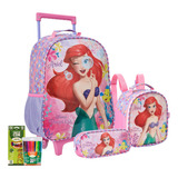 Kit Mochila Princesa Ariel