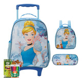 Kit Mochila Princesa Cinderela
