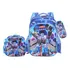 Kit Mochila Pu 3d  Menino Escolar Infantil Lancheira Estojo