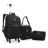 Kit Mochila Rodinha 360 Refletiva Masculina Escola Faculdade