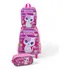 Kit Mochila Rodinha Escolar Lancheira Estojo Cat Sweetie 