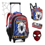 Kit Mochila Rodinha Escolar