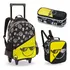 Kit Mochila Rodinha Infantil Feminino Grande Menino Rodinha