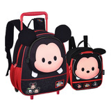 Kit Mochila Rodinha Lancheira