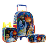 Kit Mochila Rodinha Lancheira